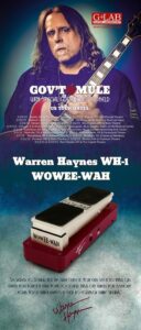 Warren and His signature wah.